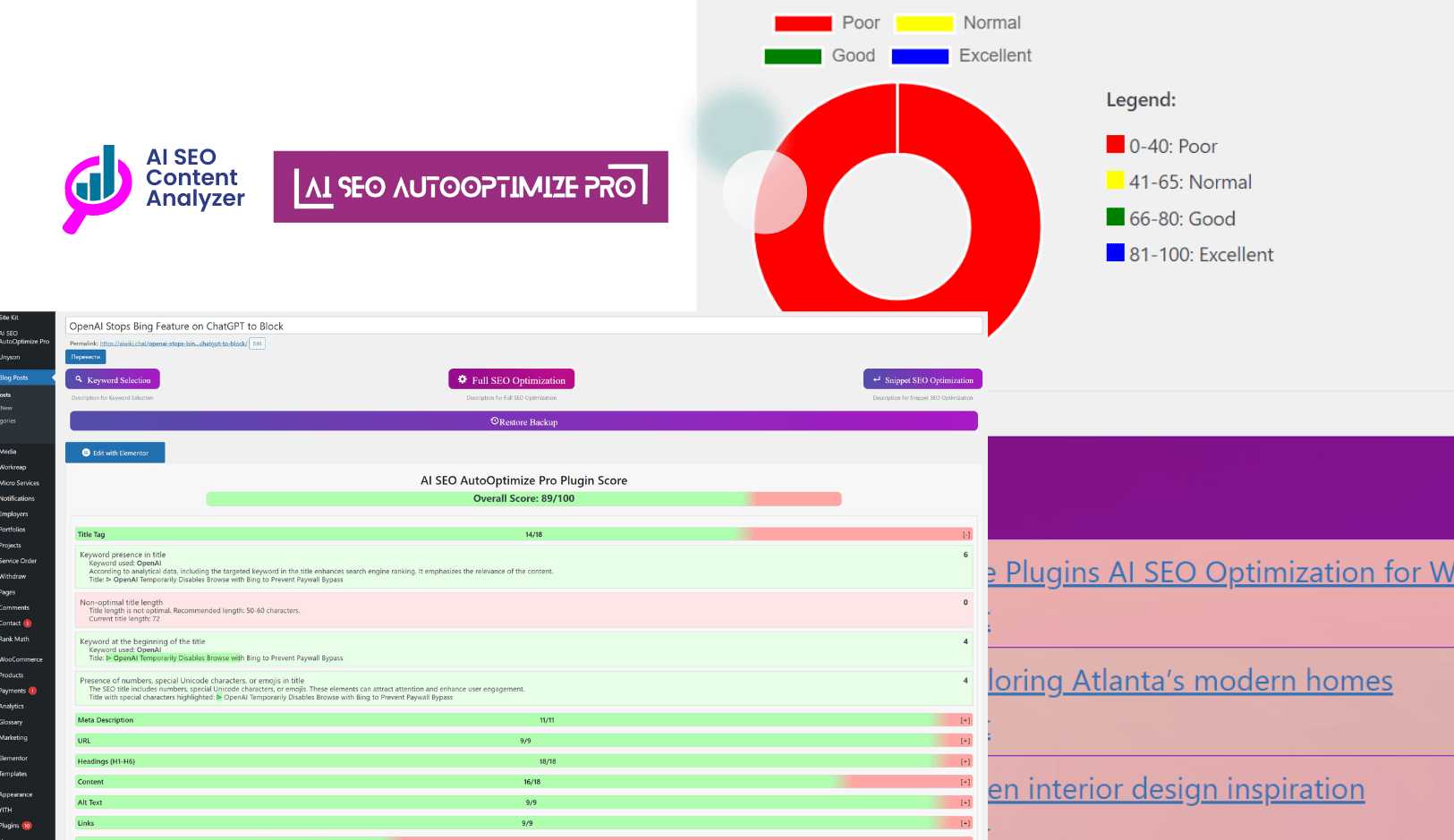 AI SEO Content Analyzer 15 названия 772 × 757 пикс. 585 × 520 пикс. 5 AI SEO Content Analyzer