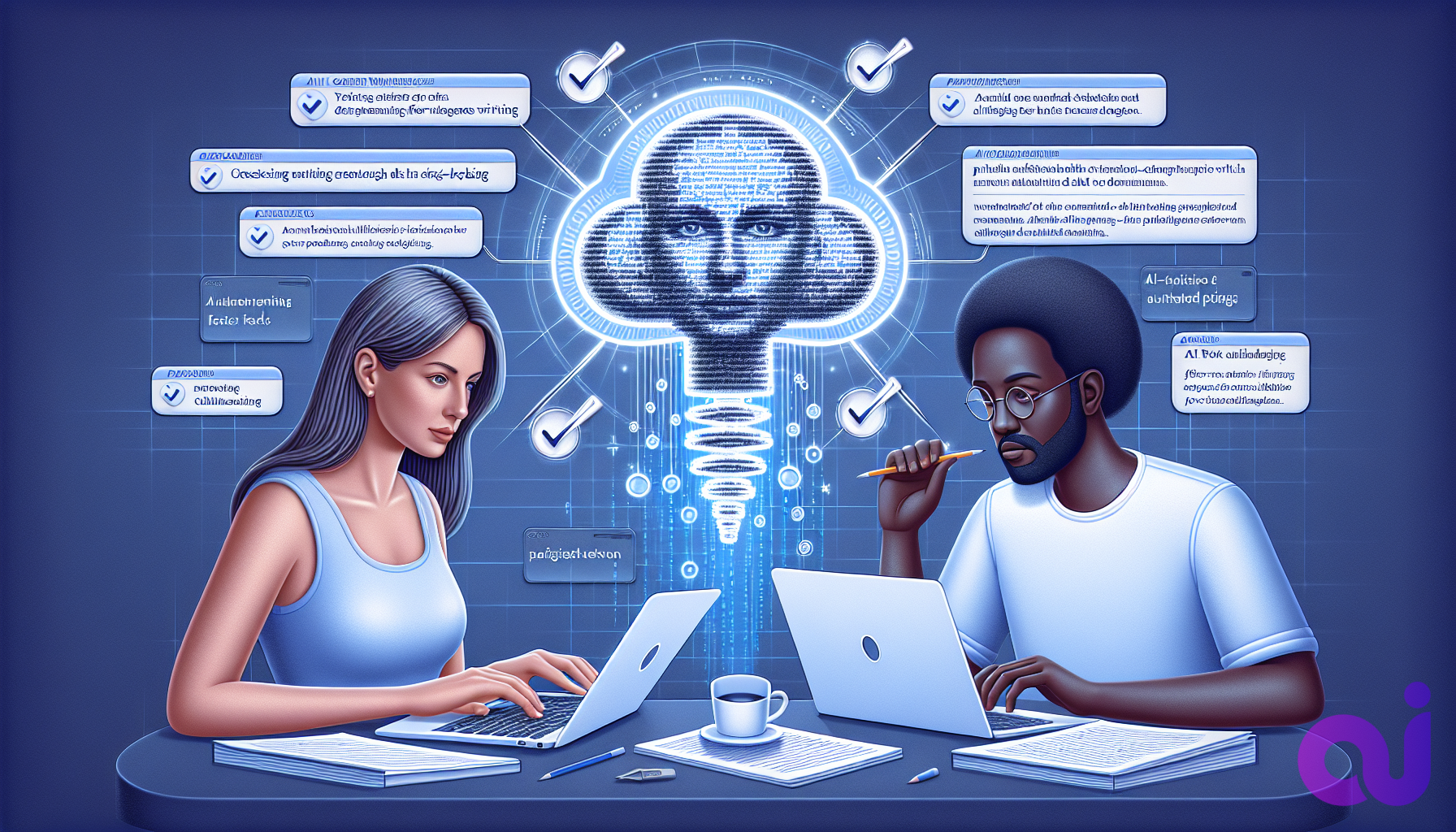 AI Content Wizard Review: Unveiling 11 Cutting-Edge Features for Enhanced Article Writing 3 Illustration for section: Inaccurate information can tarnish your credibility as a writer. AI Content Wizard's automated fact- - Enhanced Article Writing